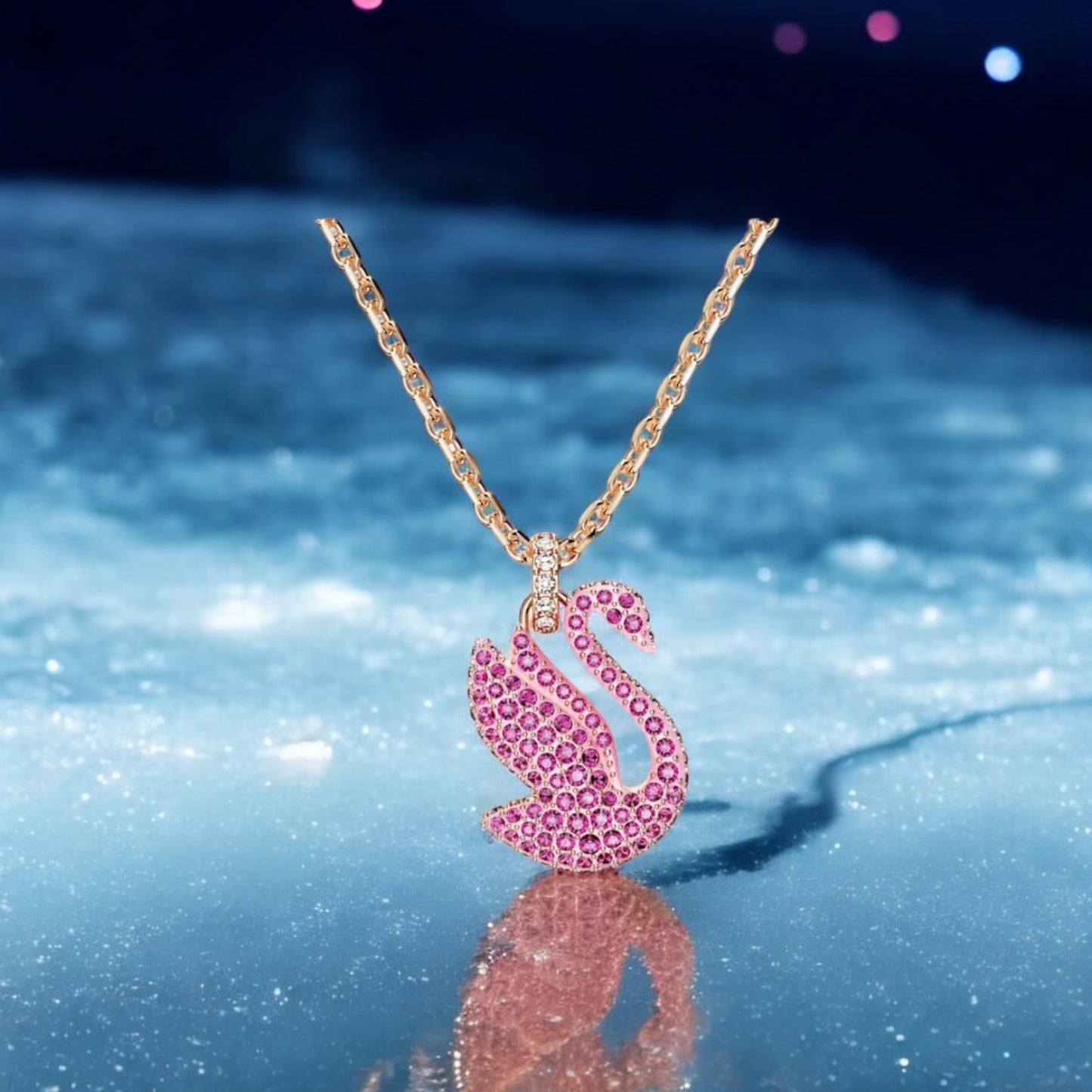 Collier Swan Swarovski