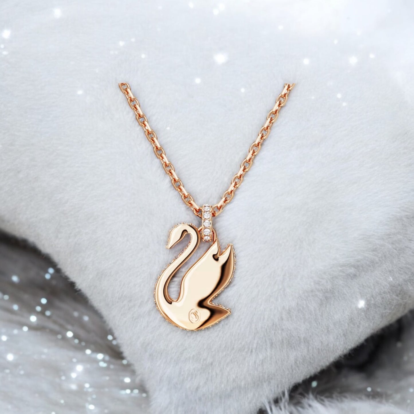 Collier Swan Swarovski